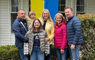 Rochelle, David and our guests from Ukraine